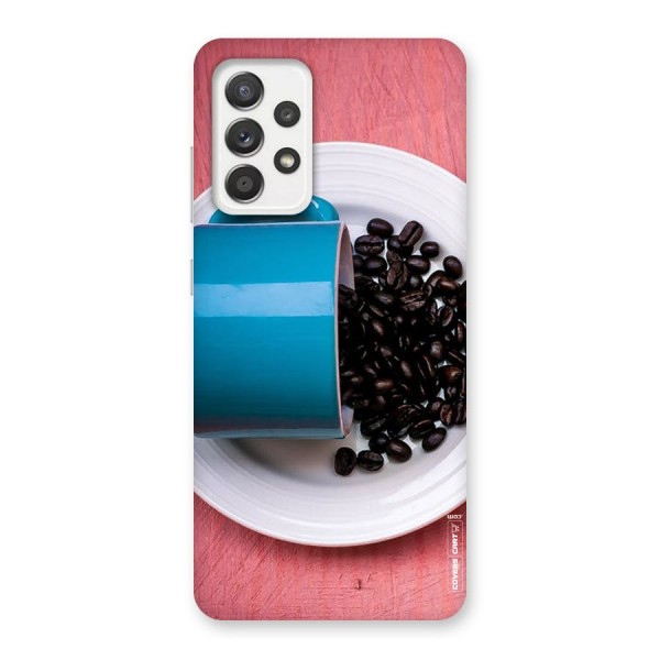 Blue Mug And Beans Back Case for Galaxy A52