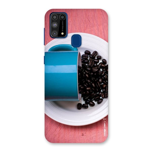 Blue Mug And Beans Back Case for Galaxy M31