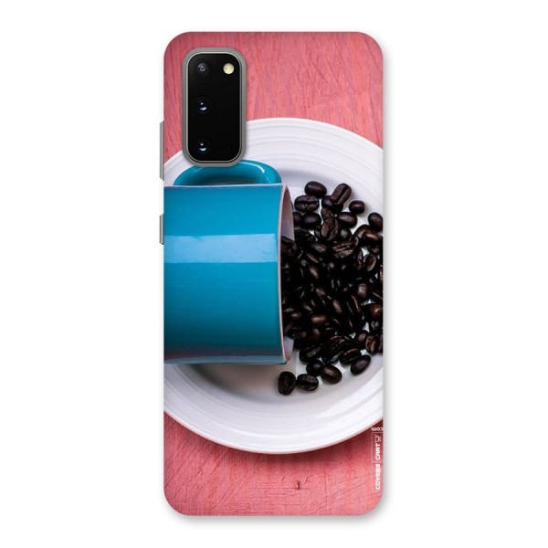 Blue Mug And Beans Back Case for Galaxy S20