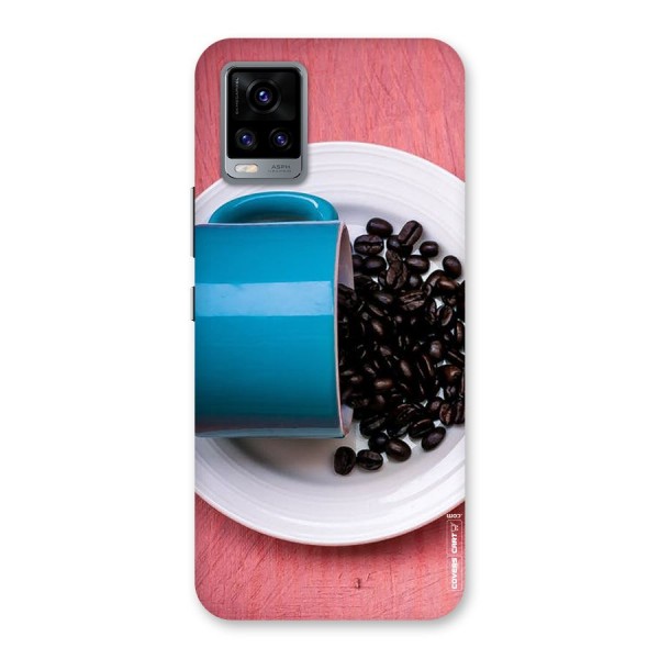 Blue Mug And Beans Back Case for Vivo V20