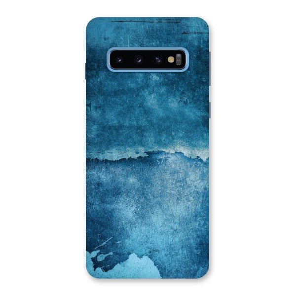 Blue Paint Wall Back Case for Galaxy S10