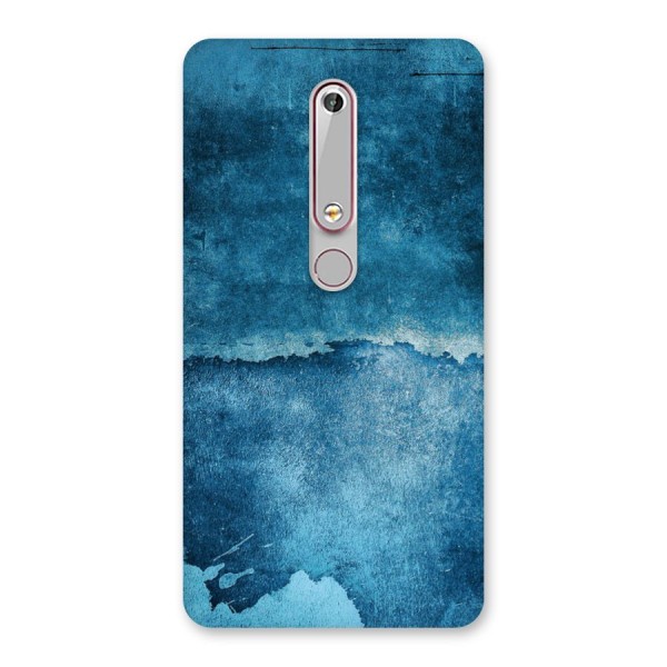Blue Paint Wall Back Case for Nokia 6.1