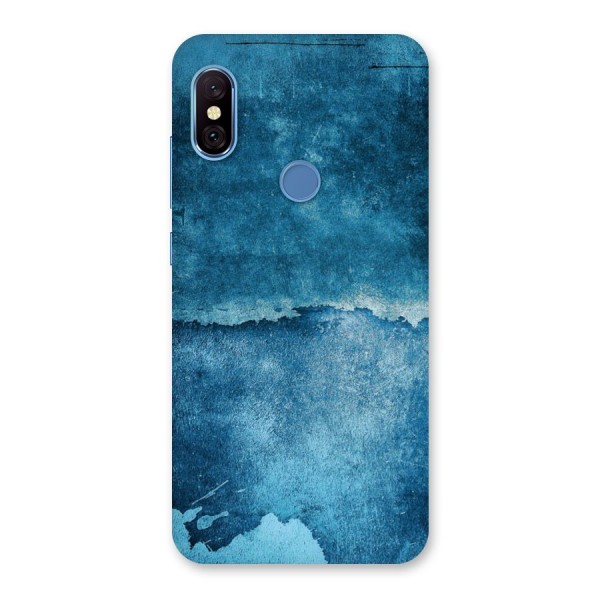 Blue Paint Wall Back Case for Redmi Note 6 Pro