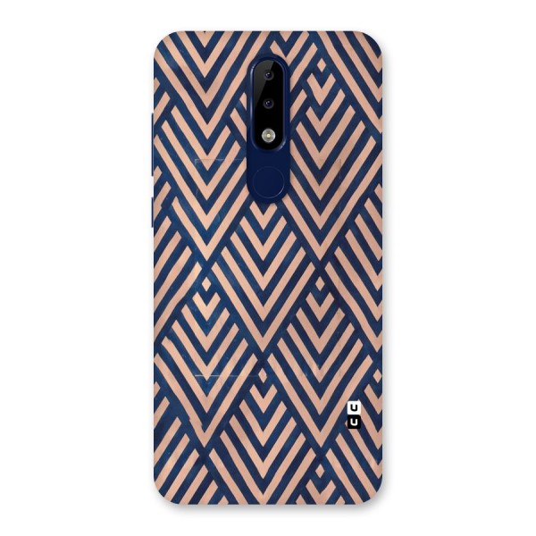 Blue Peach Back Case for Nokia 5.1 Plus