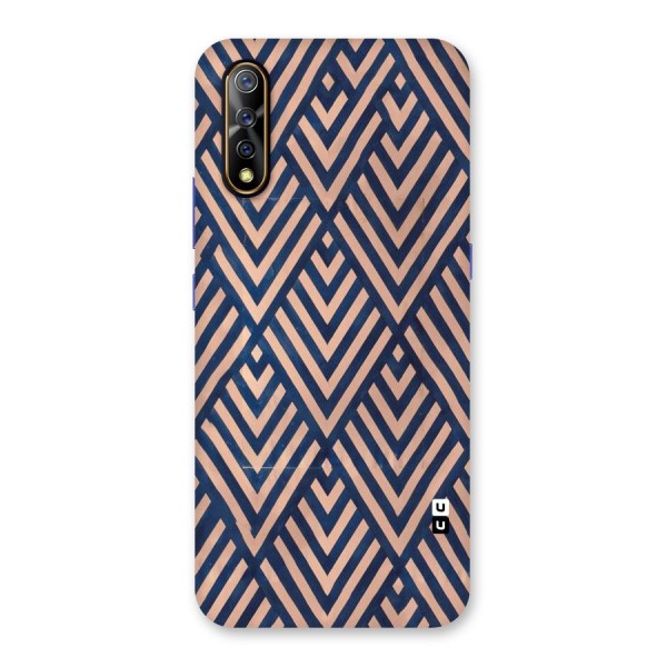 Blue Peach Back Case for Vivo S1