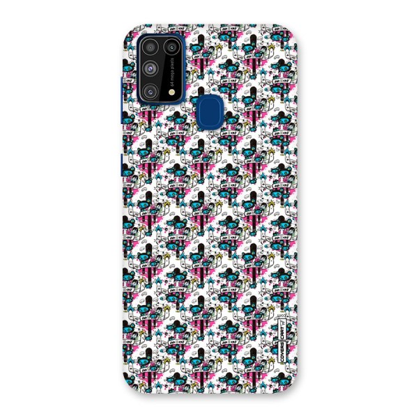 Blue Pink Pattern Back Case for Galaxy M31