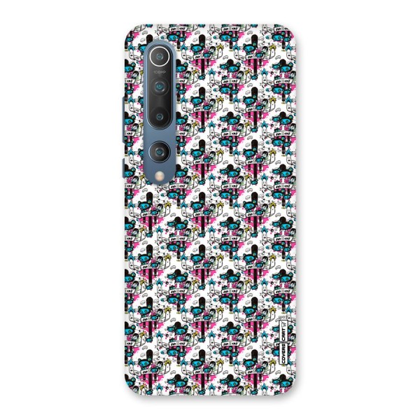 Blue Pink Pattern Back Case for Mi 10