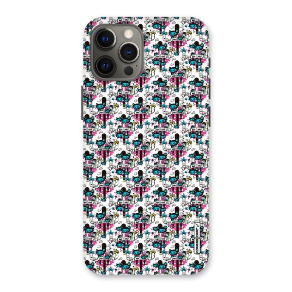 Blue Pink Pattern Back Case for iPhone 12 Pro Max