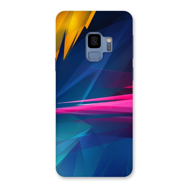 Blue Red Abstract Back Case for Galaxy S9