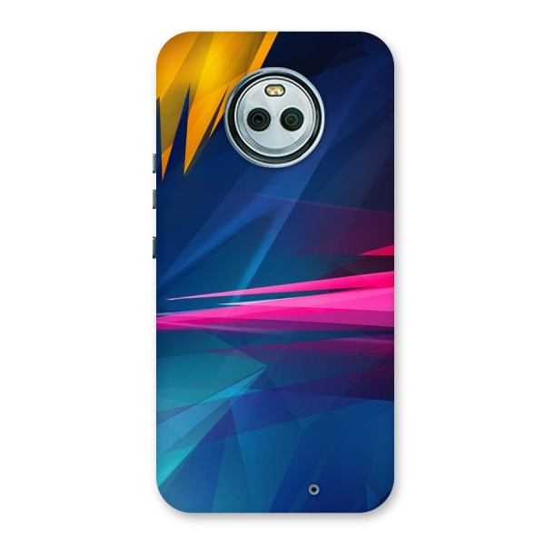 Blue Red Abstract Back Case for Moto X4