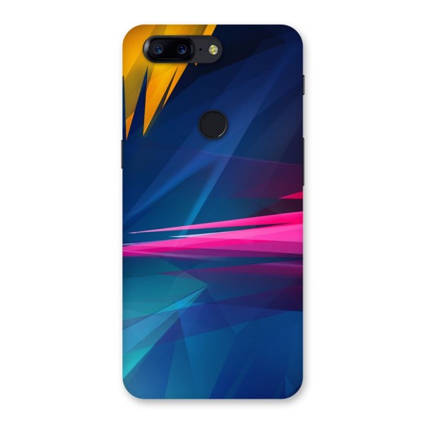 Blue Red Abstract Back Case for OnePlus 5T