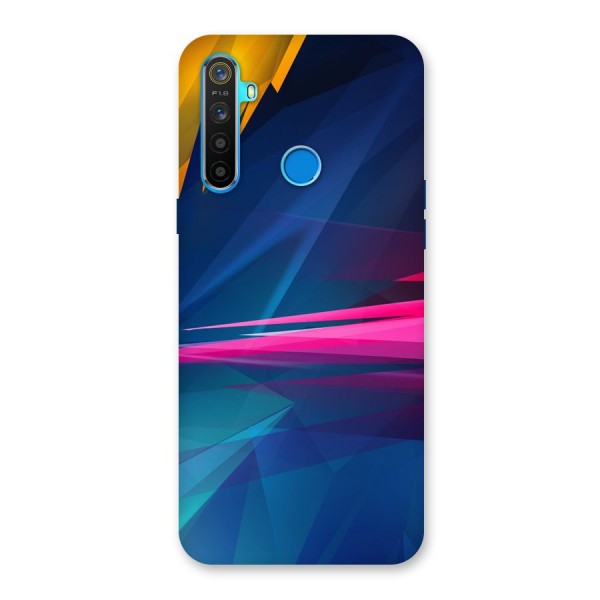 Blue Red Abstract Back Case for Realme 5s