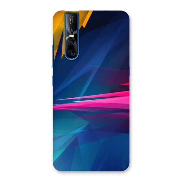 Blue Red Abstract Back Case for Vivo V15 Pro