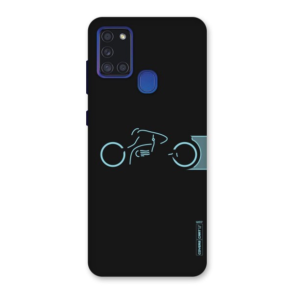 Blue Ride Back Case for Galaxy A21s