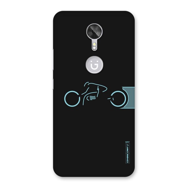Blue Ride Back Case for Gionee A1