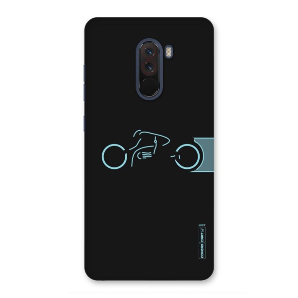 Blue Ride Back Case for Poco F1