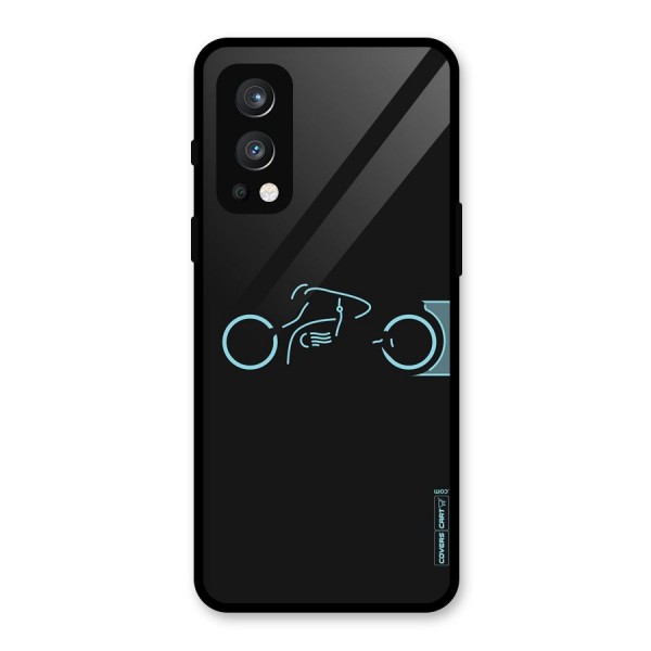 Blue Ride Glass Back Case for OnePlus Nord 2 5G