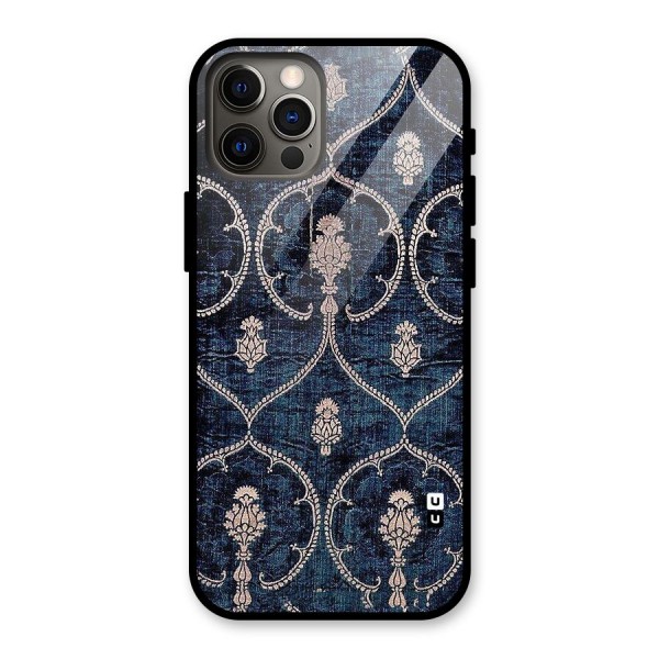Blue Shade Rug Glass Back Case for iPhone 12 Pro