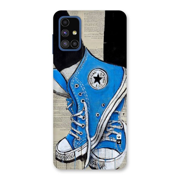 Blue Shoes Back Case for Galaxy M51