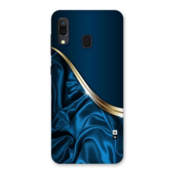 Blue Smooth Flow Back Case for Galaxy A20