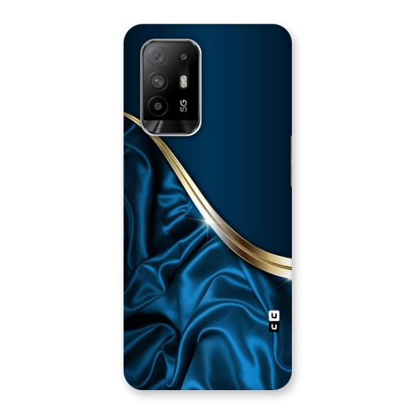 Blue Smooth Flow Back Case for Oppo F19 Pro Plus 5G