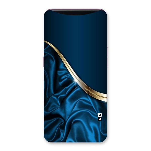 Blue Smooth Flow Back Case for Oppo Find X