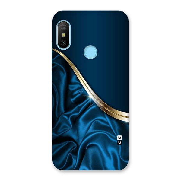 Blue Smooth Flow Back Case for Redmi 6 Pro