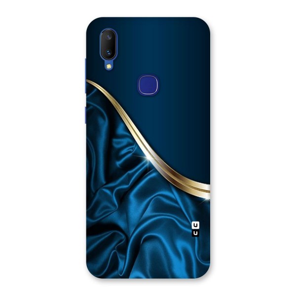 Blue Smooth Flow Back Case for Vivo V11