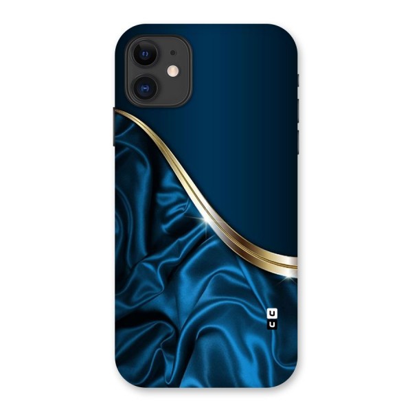 Blue Smooth Flow Back Case for iPhone 11