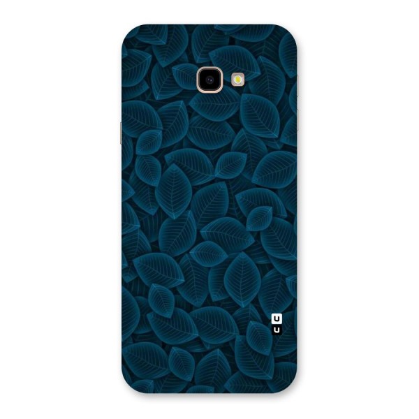 Blue Thin Leaves Back Case for Galaxy J4 Plus