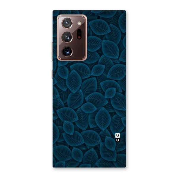 Blue Thin Leaves Back Case for Galaxy Note 20 Ultra