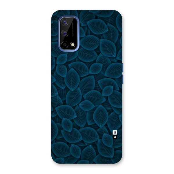 Blue Thin Leaves Back Case for Realme Narzo 30 Pro