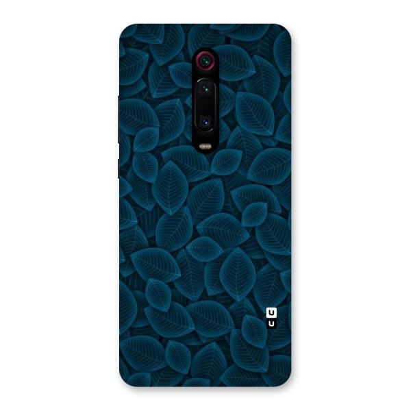 Blue Thin Leaves Back Case for Redmi K20 Pro