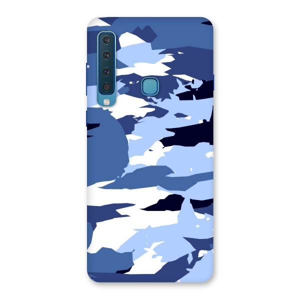 Blue White Canvas Back Case for Galaxy A9 (2018)