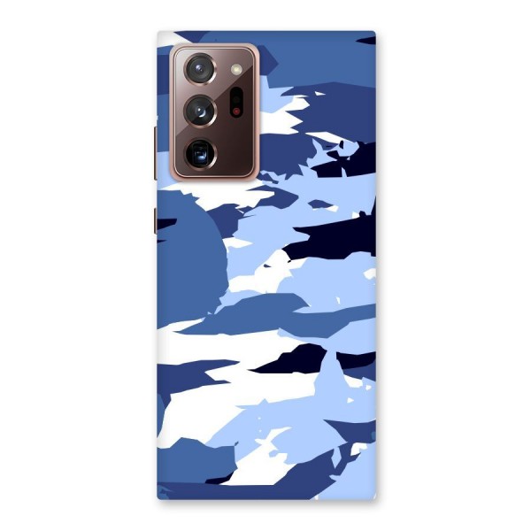 Blue White Canvas Back Case for Galaxy Note 20 Ultra