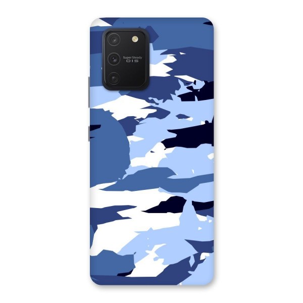 Blue White Canvas Back Case for Galaxy S10 Lite