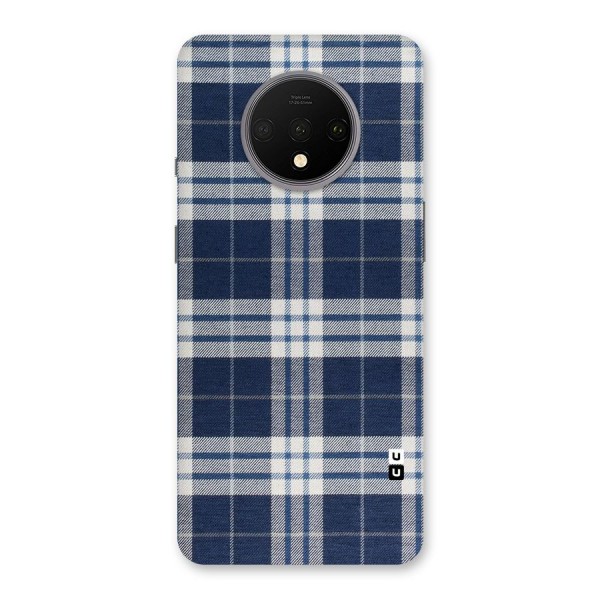 Blue White Check Back Case for OnePlus 7T