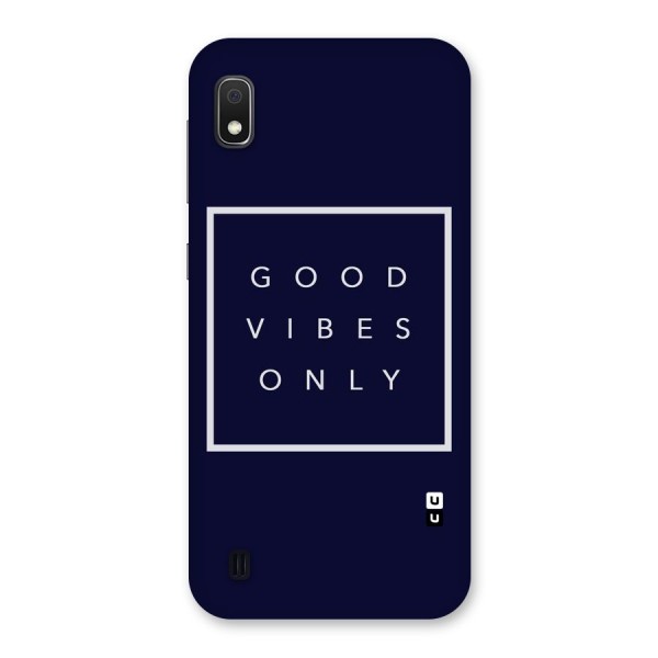 Blue White Vibes Back Case for Galaxy A10
