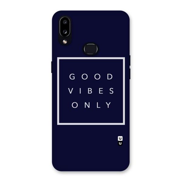 Blue White Vibes Back Case for Galaxy A10s