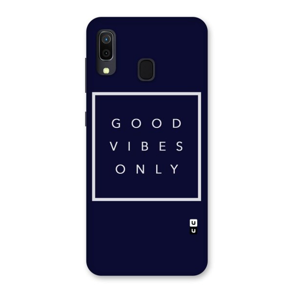Blue White Vibes Back Case for Galaxy A30