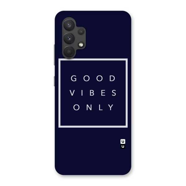 Blue White Vibes Back Case for Galaxy A32