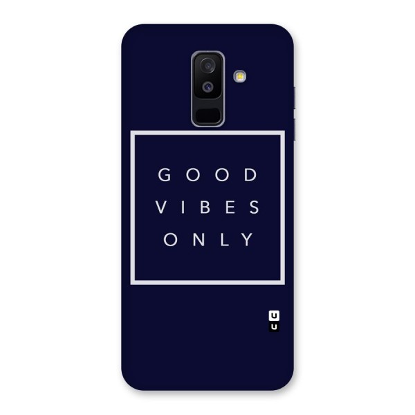 Blue White Vibes Back Case for Galaxy A6 Plus