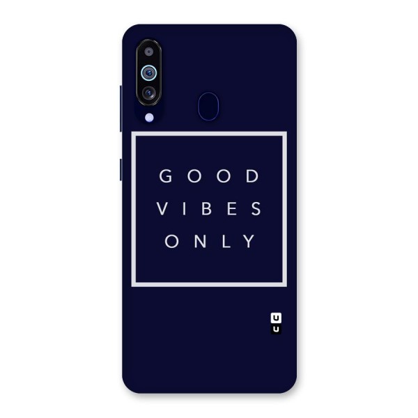 Blue White Vibes Back Case for Galaxy A60