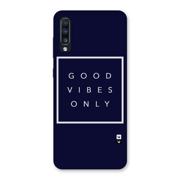 Blue White Vibes Back Case for Galaxy A70