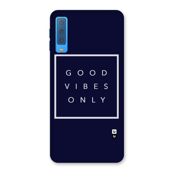 Blue White Vibes Back Case for Galaxy A7 (2018)