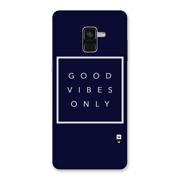 Blue White Vibes Back Case for Galaxy A8 Plus