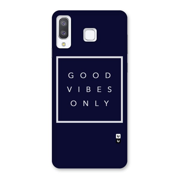 Blue White Vibes Back Case for Galaxy A8 Star
