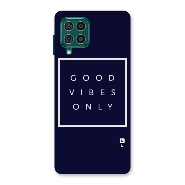 Blue White Vibes Back Case for Galaxy F62