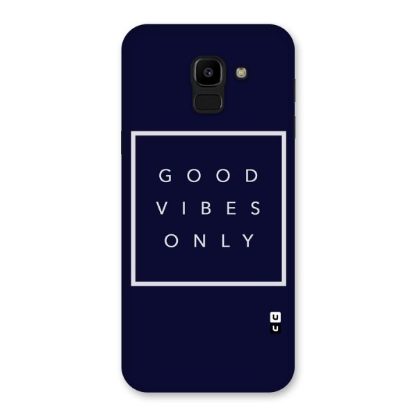 Blue White Vibes Back Case for Galaxy J6