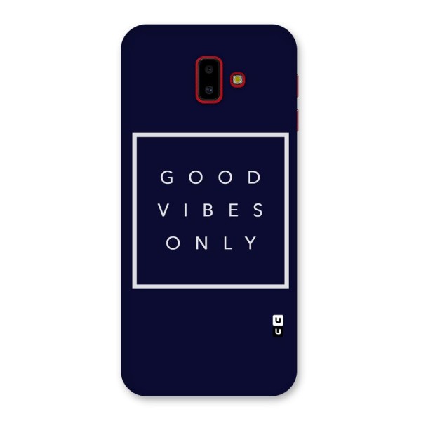 Blue White Vibes Back Case for Galaxy J6 Plus